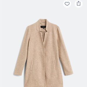 Vero Moda Beige Collarless Longline jacket. NWOT